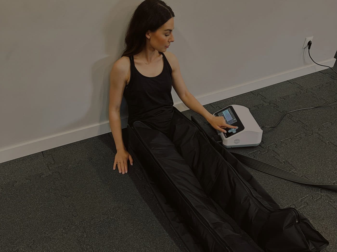 Drenaż limfatyczny — presoterapia aparatem CarePump Expert8 w studiu FitPower